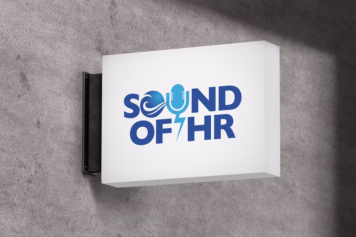 Sound of HR lightbox signage