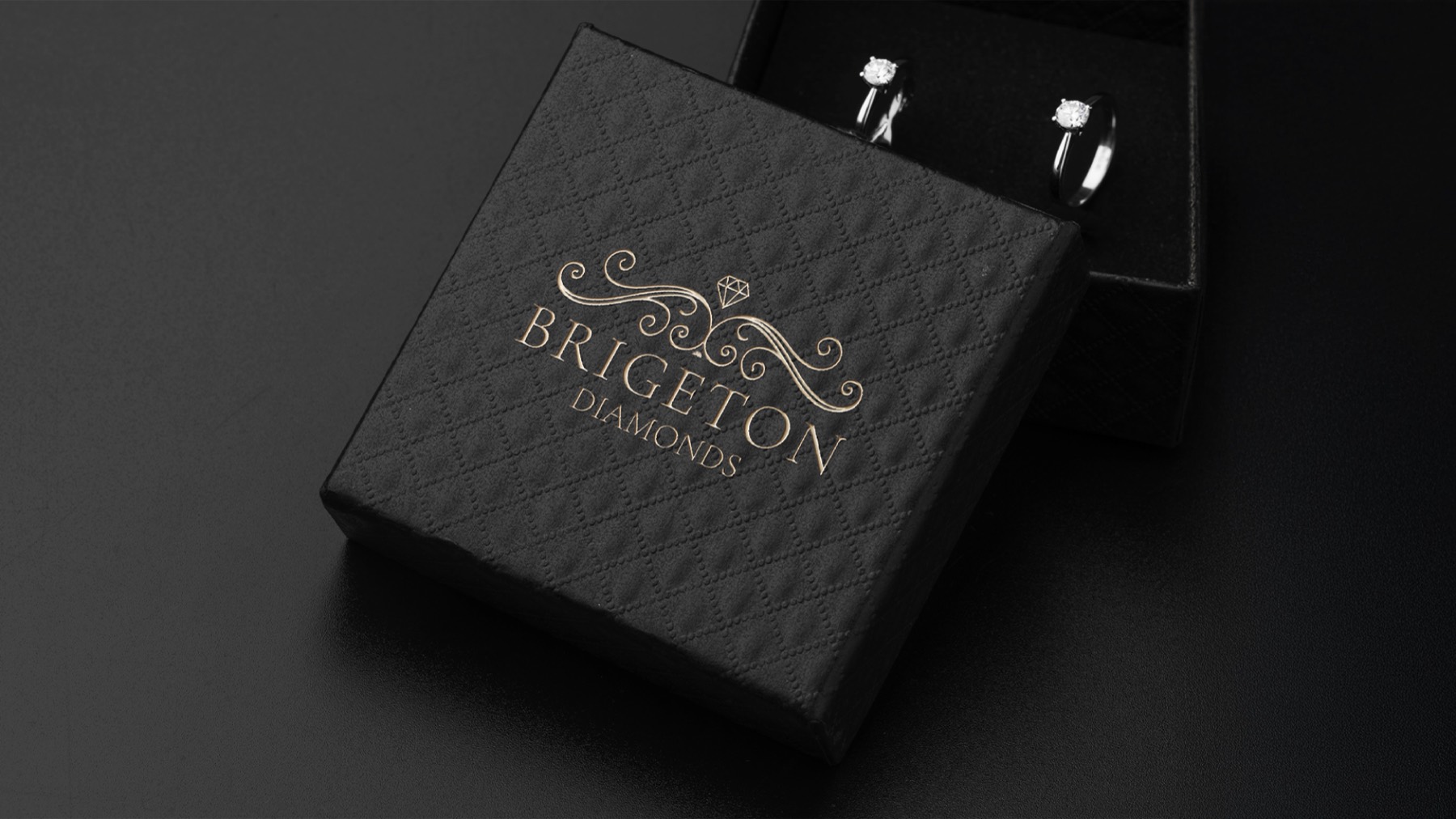 Brigeton Diamonds jewellery packaging mockup