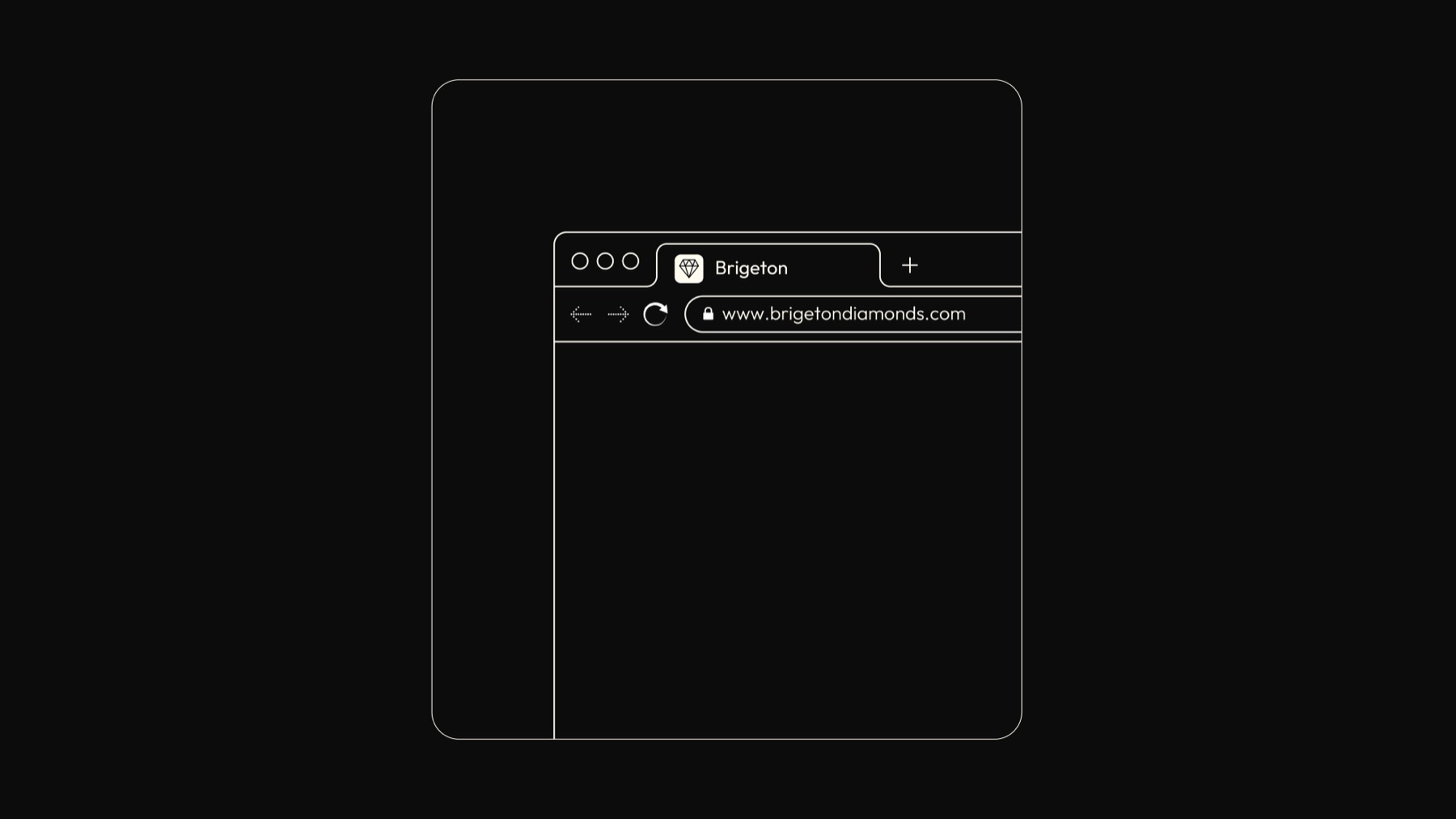 Brigeton Diamonds branding frame 24