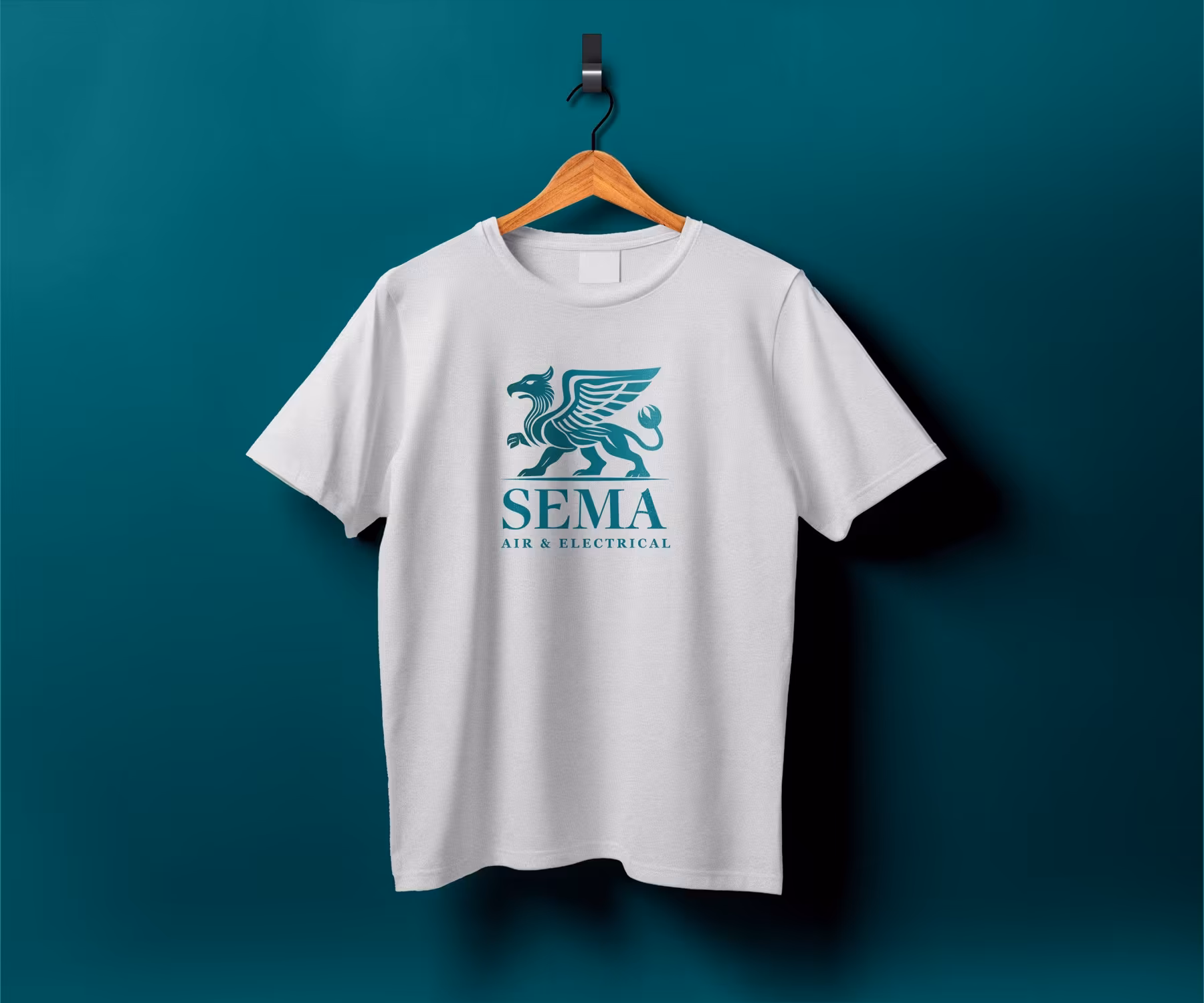 Branded t-shirt mockup