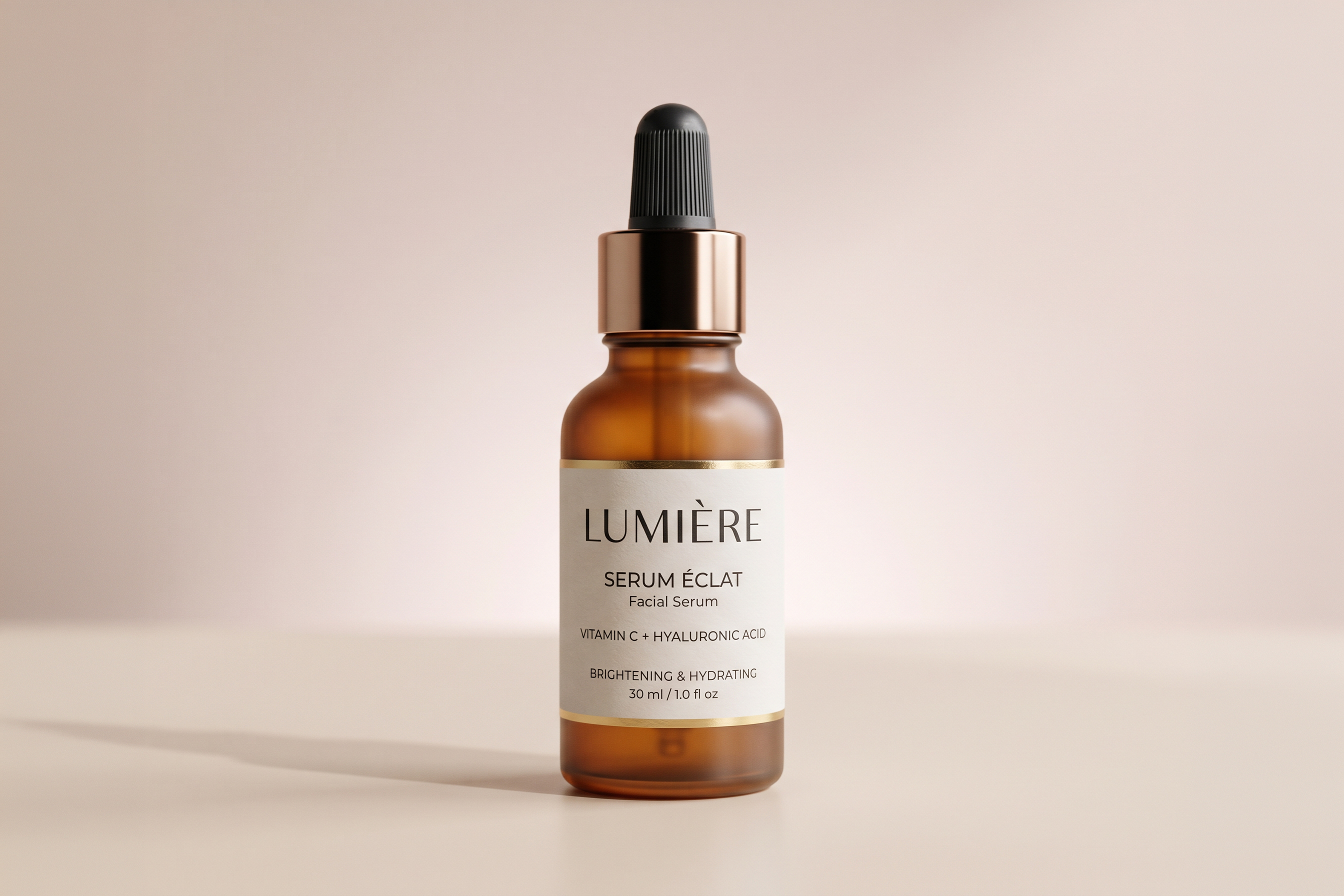 Cosmetic packaging close-up