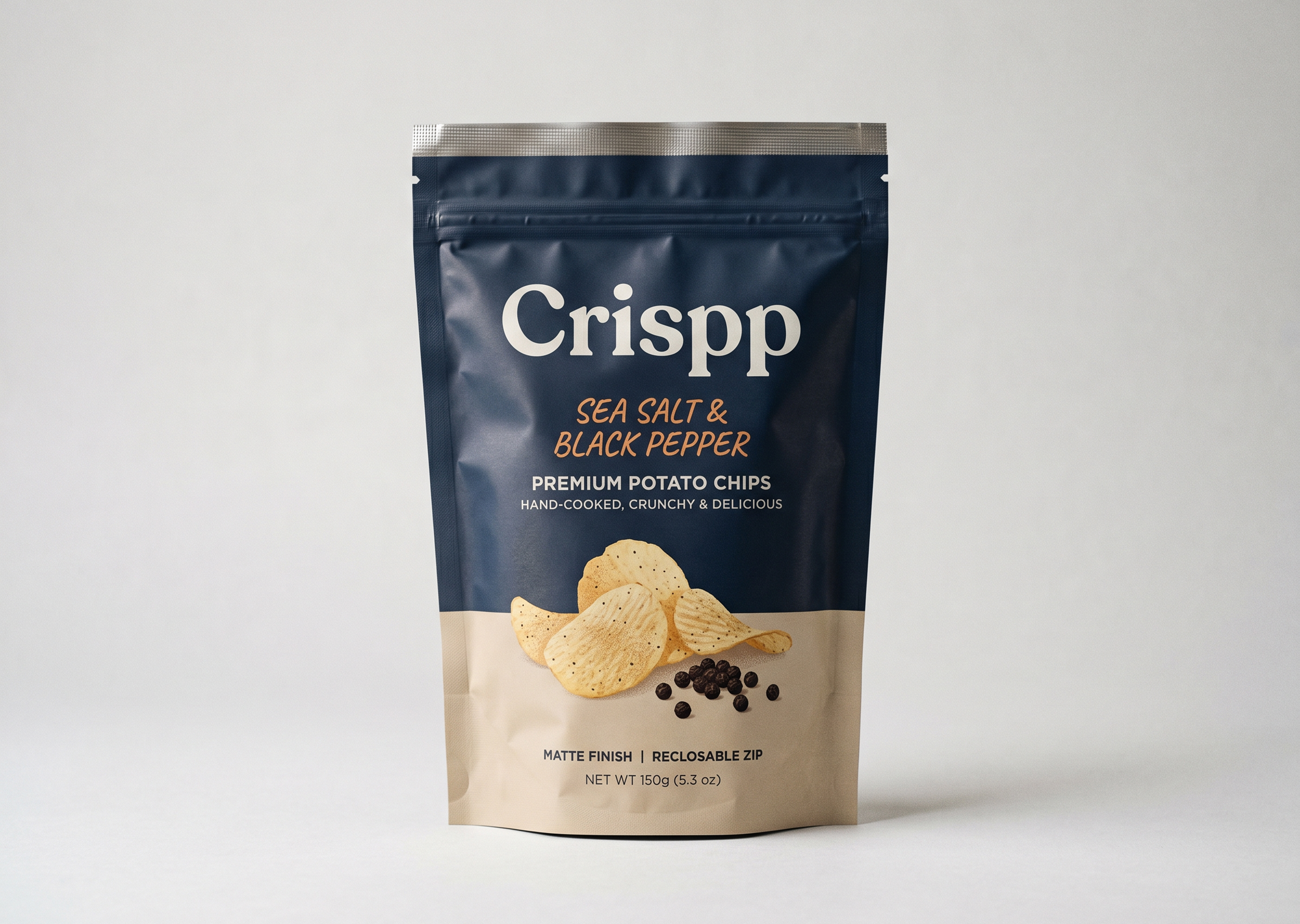 Food packaging design mockup