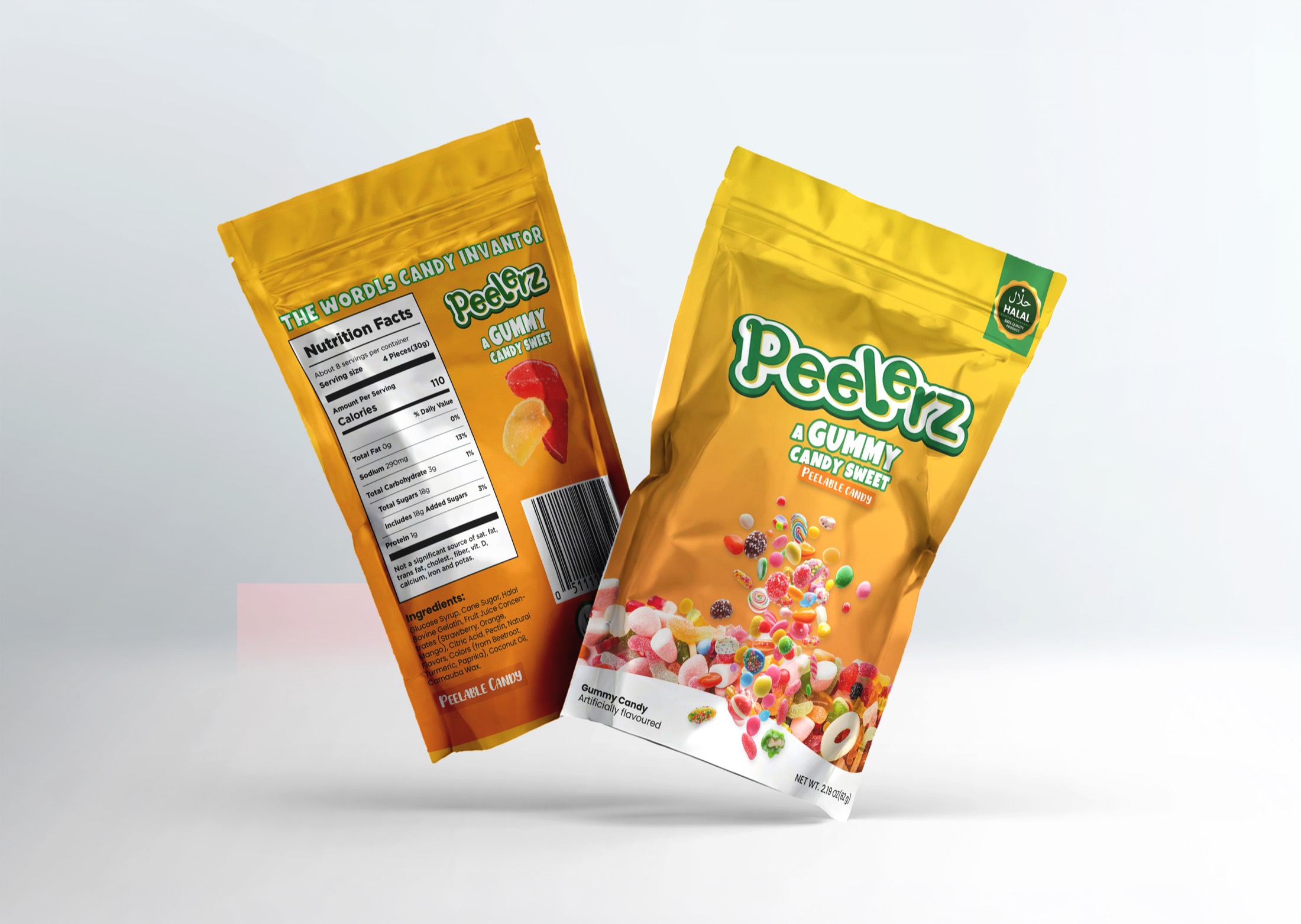 Product packaging mockup