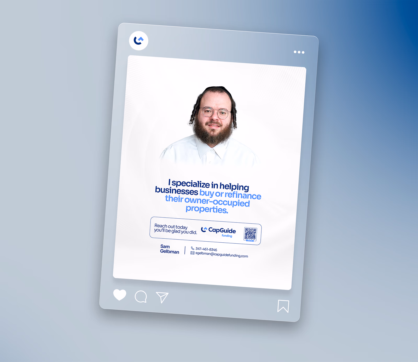Social media information post design