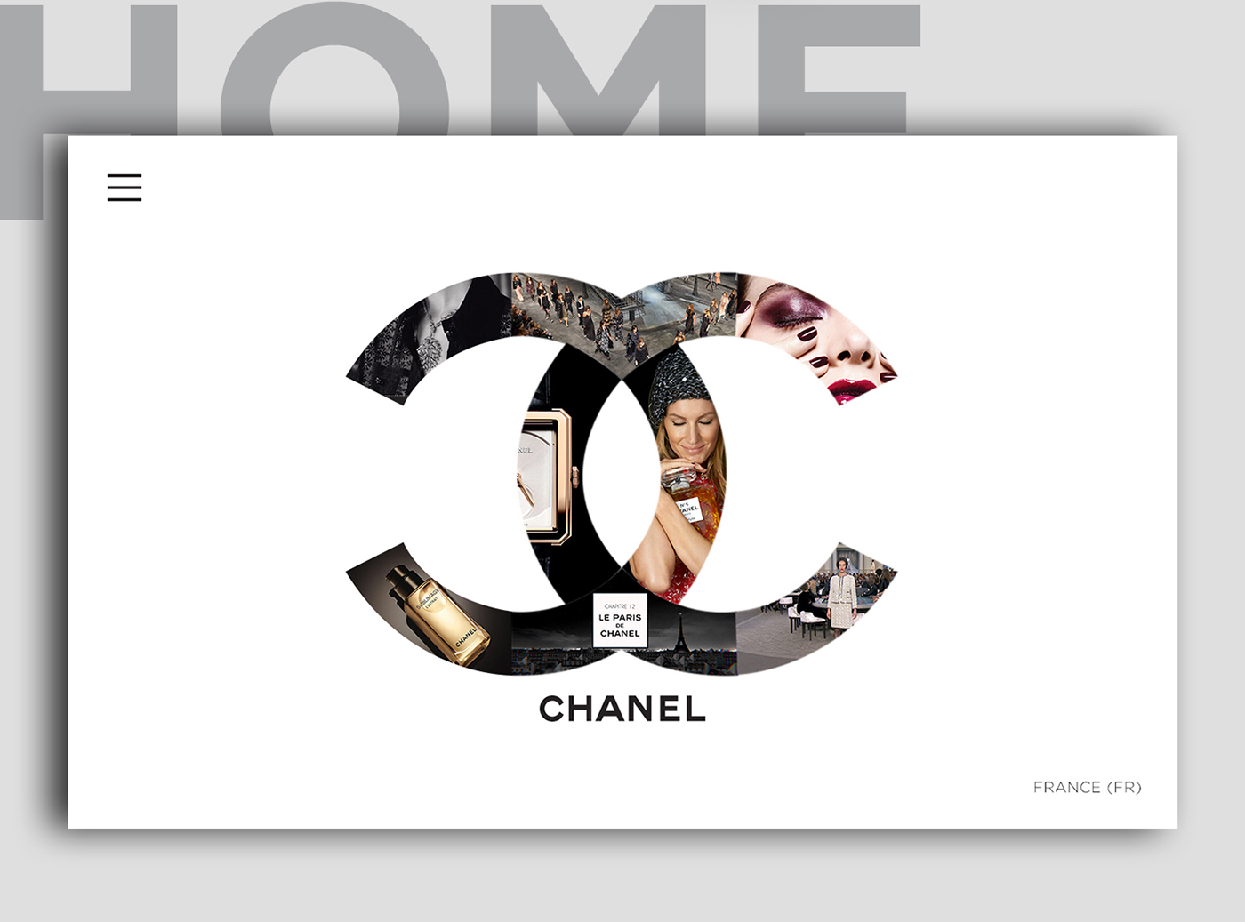 Chanel Website UI Design