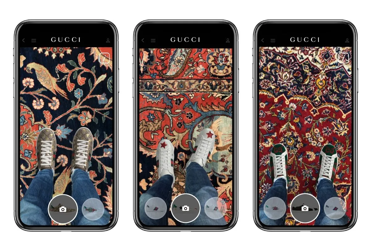 Gucci Mobile App Design