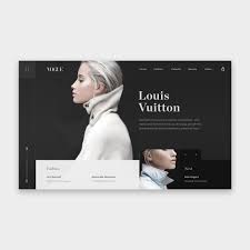 Louis Vuitton Website UI Design