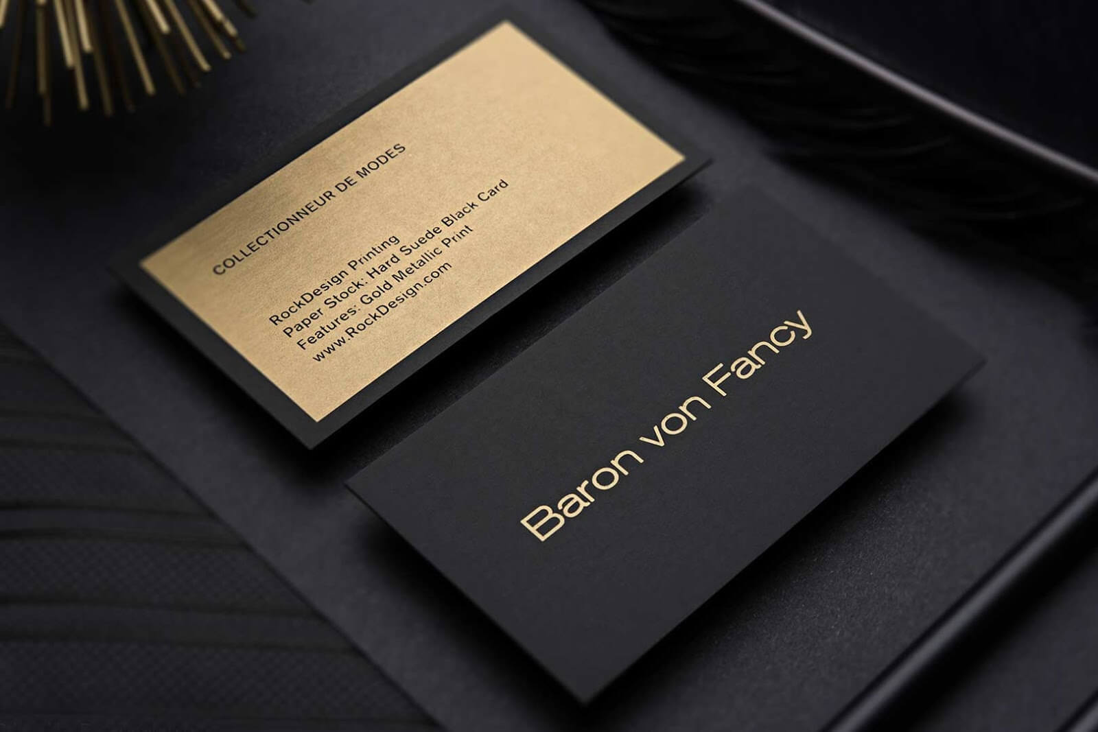 Baron Van Fancy Business Card