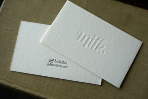 Milk Luxury Business Card