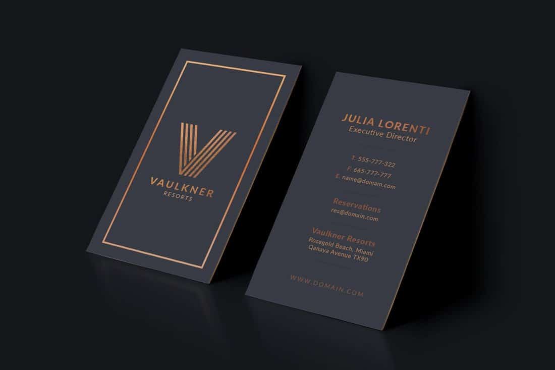Vaulkner Business card