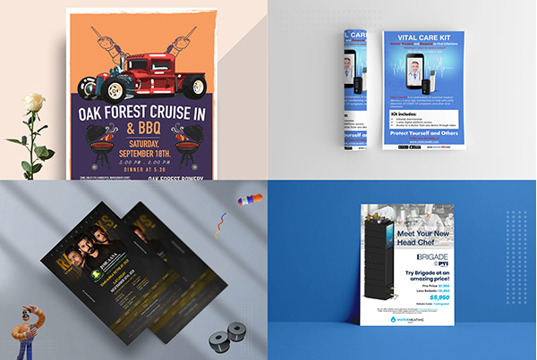 Marketing promo set