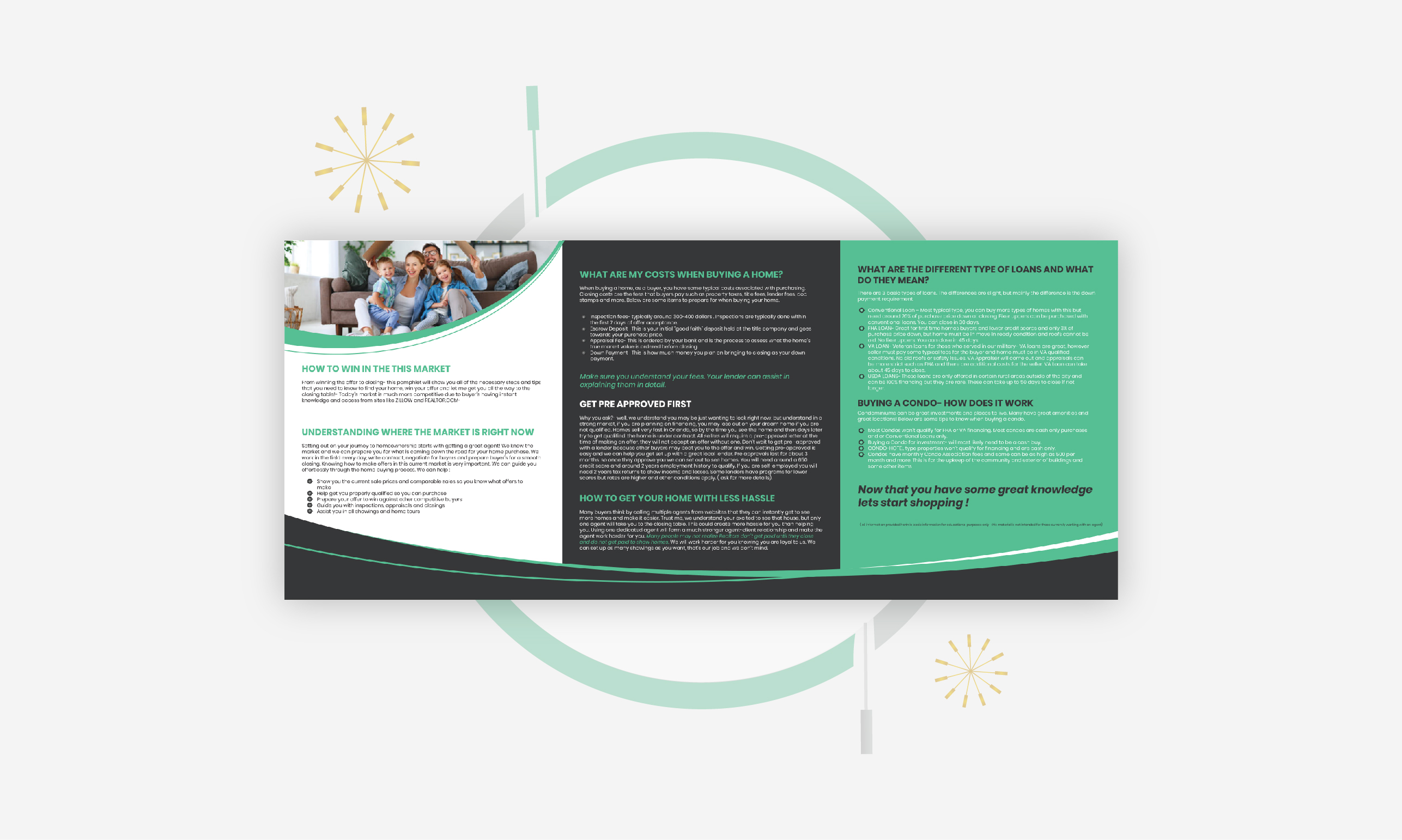 Brochure spread